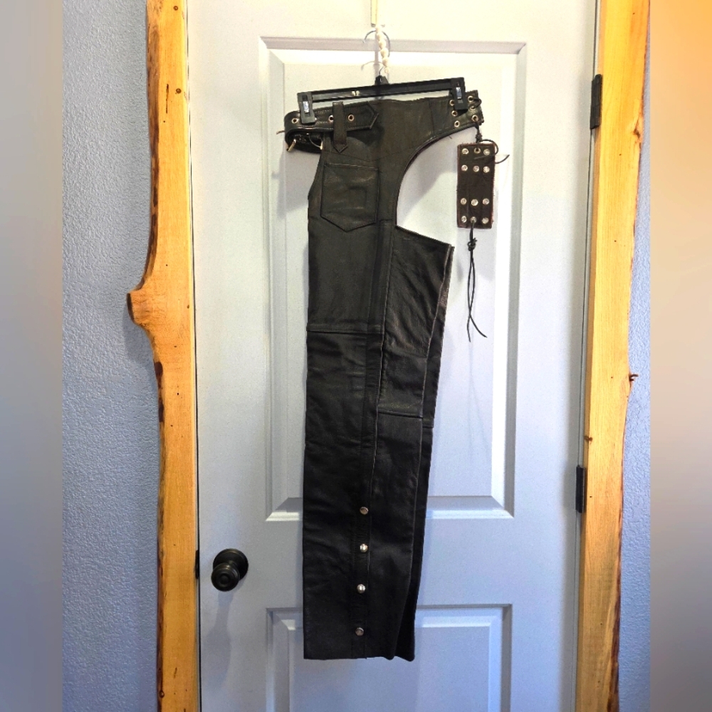 Silver Bike Motorcycle Touring Chaps Size XXS